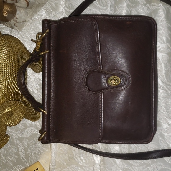 Coach Vintage Willis Turnlock  Satchel - Picture 3 of 15